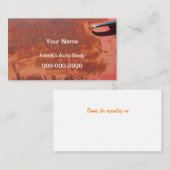 Carte de visite de la porte de la vieille voiture  (Devant / Derrière)