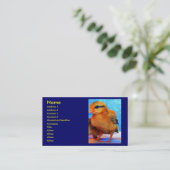 Carte de visite de la Poussin-Un-Dee-Lumière I (Debout devant)