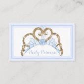 Carte de visite de la Princesse Blue Party (Devant)