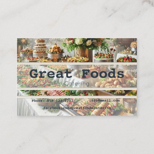 Carte de visite de la restauration (Dos)