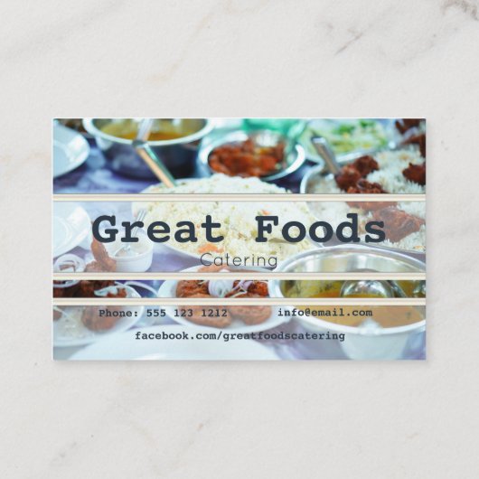 Carte de visite de la restauration (Dos)