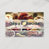 Carte de visite de la restauration (Dos)