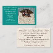 Carte de visite de la retraite de la baby boomer (Devant / Derrière)