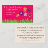 Carte de visite de la retraite de la baby boomer (Devant / Derrière)