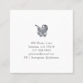 Carte de visite de la sage-femme Doula (Dos)