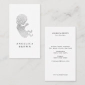 Carte de visite de la sage-femme Doula (Devant / Derrière)