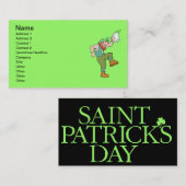 Carte de visite de la Saint-Patrick (Devant / Derrière)