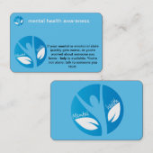 carte de visite de la sensibilisation à la santé m (Devant / Derrière)
