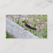 Carte de visite de la série Swallow (Dos)