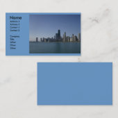 Carte de visite de la skyline de Chicago (Devant / Derrière)