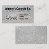 Carte de visite de la société Concret (Devant / Derrière)