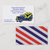 Carte de visite de la société Concret and Cement (Devant / Derrière)