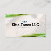 Carte de visite de la société de calcul de taxe ve (Dos)