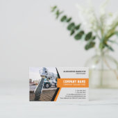 Carte de visite de la société de construction (bét (Debout devant)