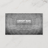 Carte de visite de la société de construction (bét (Dos)