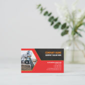 Carte de visite de la société de construction (bét (Debout devant)