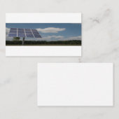 Carte de visite de la société de panneaux solaires (Devant / Derrière)