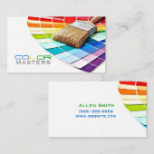  Carte de visite de la société de peinture (Devant / Derrière)