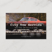 Carte de visite de la société de service de remorq (Dos)