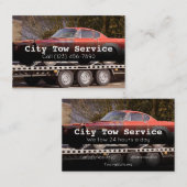 Carte de visite de la société de service de remorq (Devant / Derrière)