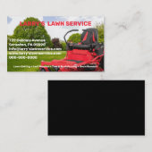 Carte de visite de la société de services de pelou (Devant / Derrière)