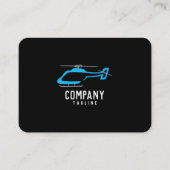 Carte de visite de la société Hélicoptère (Devant)