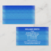 Carte de visite de la société Plastics (Devant / Derrière)