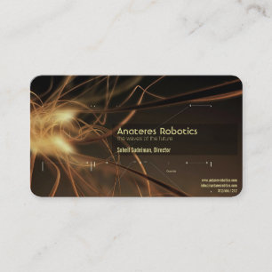 carte de visite de la société robotique