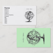 Carte de visite de la sphère d'armement (Devant / Derrière)