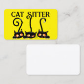 Carte de visite de la station de chat (Devant / Derrière)