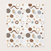 Carte de visite de la technologie Coffee Bean (Intérieur déplié)