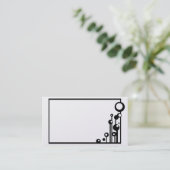 Carte de visite "de la vie de platine" (Debout devant)
