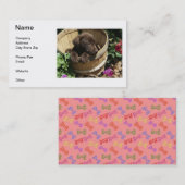 Carte de visite de labrador retriever (Devant / Derrière)