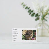 Carte de visite de labrador retriever (Debout devant)