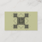 Carte de visite de labyrinthe (Dos)