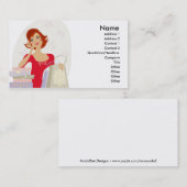 Carte de visite de LadyShopper (Devant / Derrière)