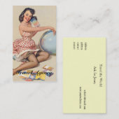 Carte de visite de l'agence de voyage (Devant / Derrière)