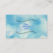 Carte de visite de l'agence de voyage (Dos)