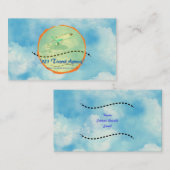 Carte de visite de l'agence de voyage (Devant / Derrière)