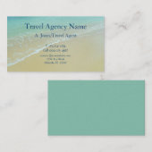 Carte de visite de l'agence de voyage (Devant / Derrière)