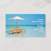 Carte de visite de l'agence de voyage (Dos)