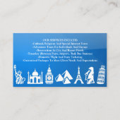 Carte de visite de l'agence de voyage (Dos)