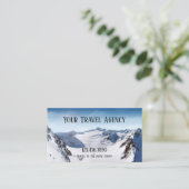 Carte de visite de l'agence de voyage de sports d' (Debout devant)