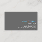 Carte de visite de l'agence de voyage globale (Dos)