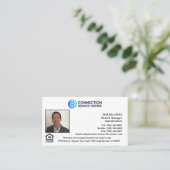 Carte de visite de l'agent de prêt (Debout devant)