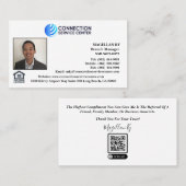 Carte de visite de l'agent de prêt (Devant / Derrière)