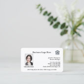 Carte de visite de l'agent de prêt (Debout devant)