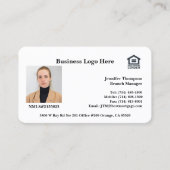 Carte de visite de l'agent de prêt (Devant)