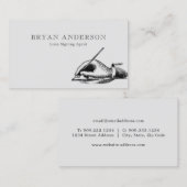 Carte de visite de l'agent de signature de prêt no (Devant / Derrière)