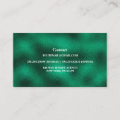 Carte de visite de l'agent de signature de prêt ve (Dos)